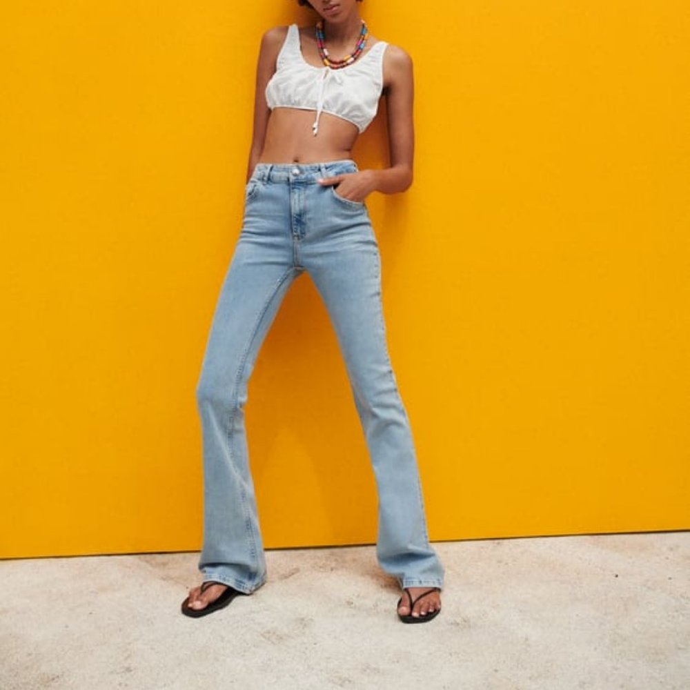 High Rise Flare Jeans